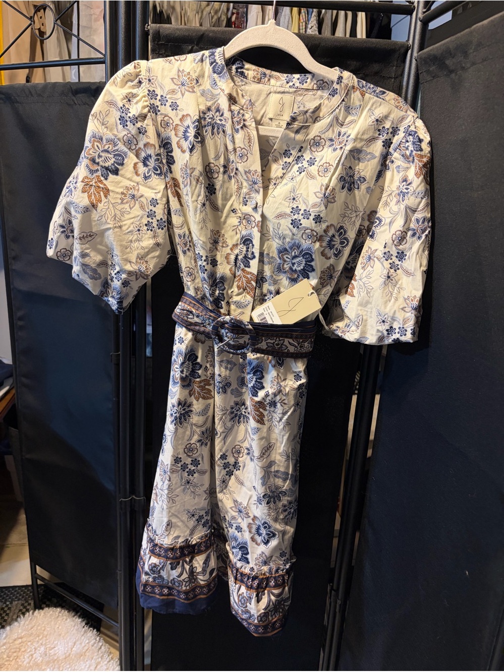 Joie Blue and cream  Floral dress